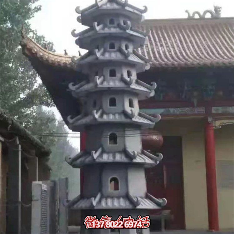 大理石石雕佛塔雕塑，傳承古老文明