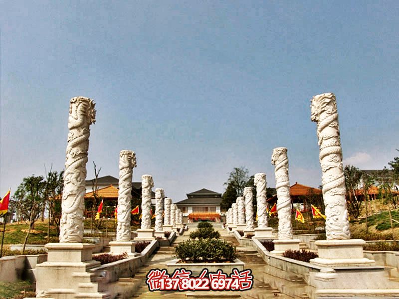 傳統(tǒng)工藝石雕龍柱，傳承古老文化