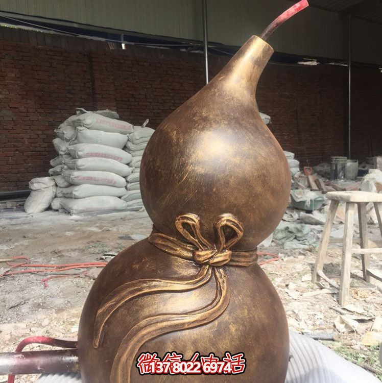 萬用銅雕葫蘆，集家居裝飾、鎮(zhèn)宅辟邪、雕塑藝術(shù)于一體