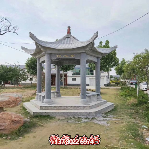 舒適涼亭休息座椅，最適合鄉(xiāng)村戶外休閑