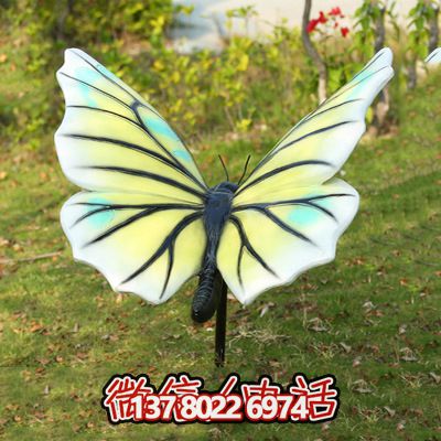 創(chuàng)意玻璃鋼蝴蝶雕塑，給商場帶來新鮮感