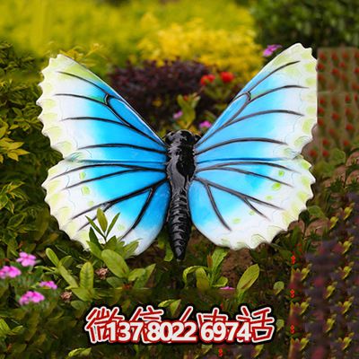 彩繪雕塑，點(diǎn)綴廣場(chǎng)，讓蝴蝶飛舞