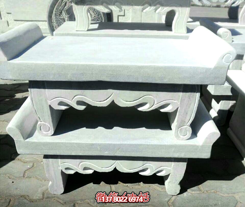 漢白玉佛像供桌，裝點(diǎn)景區(qū)寺院