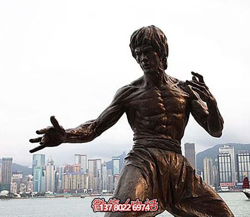 李小龍銅雕雕塑，緬懷經(jīng)典電影明星