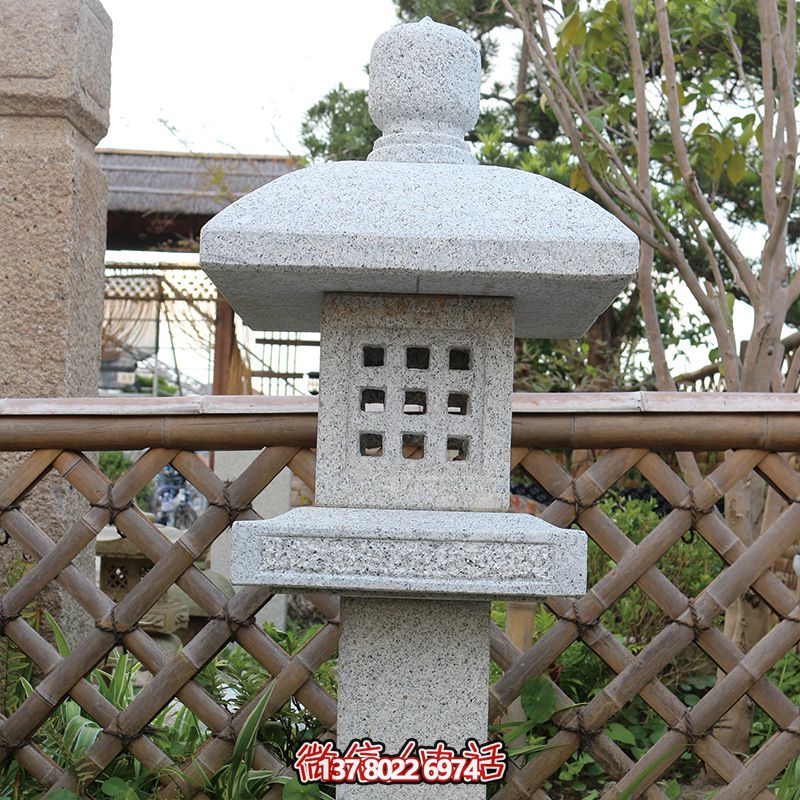 太陽能仿古青石石頭燈，為中式別墅、酒店戶外裝飾