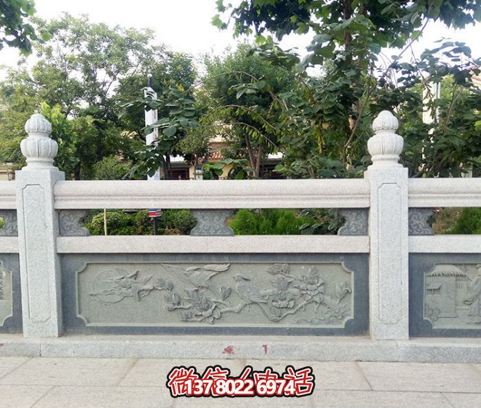 精美石欄系列，搭配園林花園，提升圍欄美感