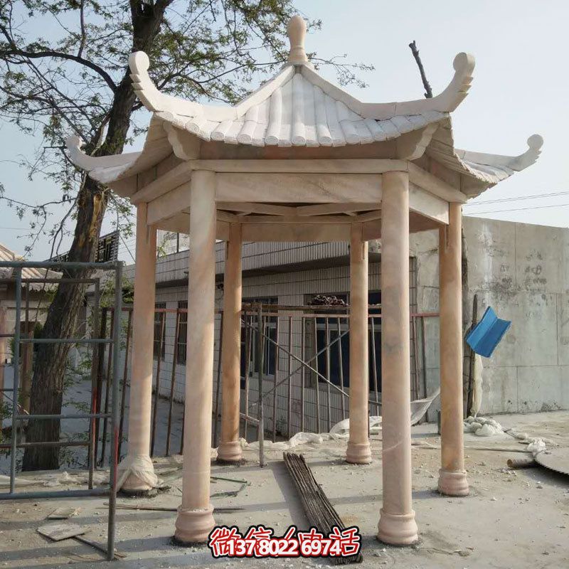 大理石休閑涼亭，美化庭院陽臺(tái)