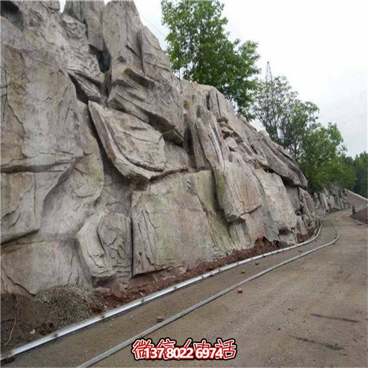 美輪美奐的景觀石，改善戶外街道路邊大型景觀