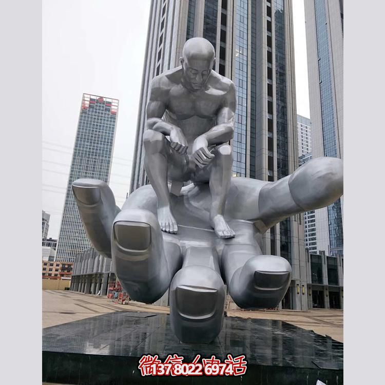 大型不銹鋼創(chuàng)意人物景觀雕塑——鐫刻在商業(yè)街、商業(yè)廣場(chǎng)的精美絕倫