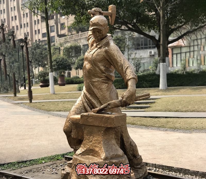 黃銅雕塑——紀念街道上的工人 黃銅雕塑——紀念街道上的工人
