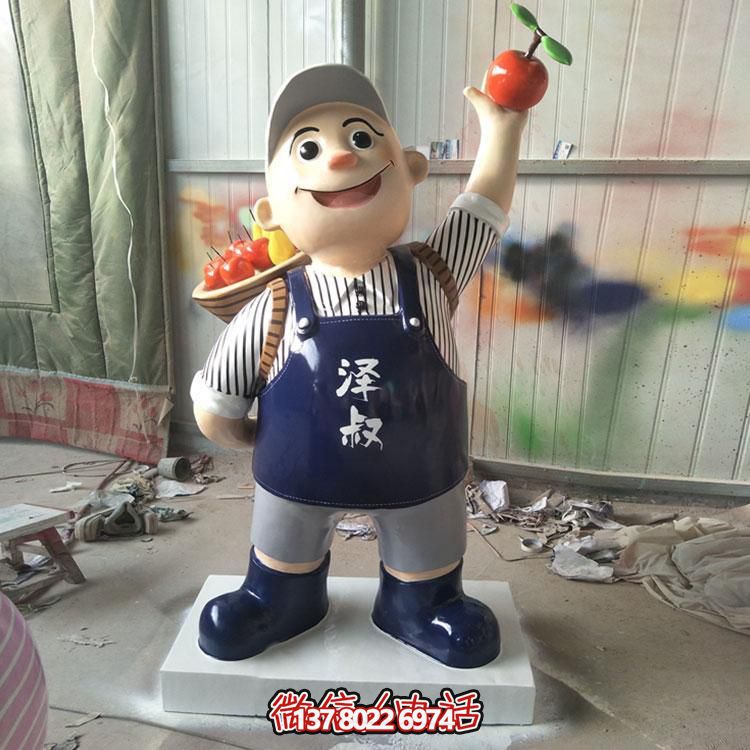 玻璃鋼彩繪擺件，點(diǎn)綴飯店酒店戶外廣場公園雕塑