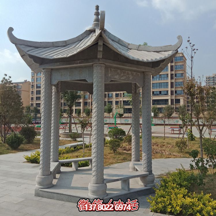 古建筑休閑涼亭座椅 古建筑休閑涼亭座椅