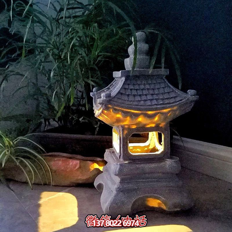 日式風(fēng)落地宮燈，創(chuàng)意裝飾庭院室內(nèi)擺件