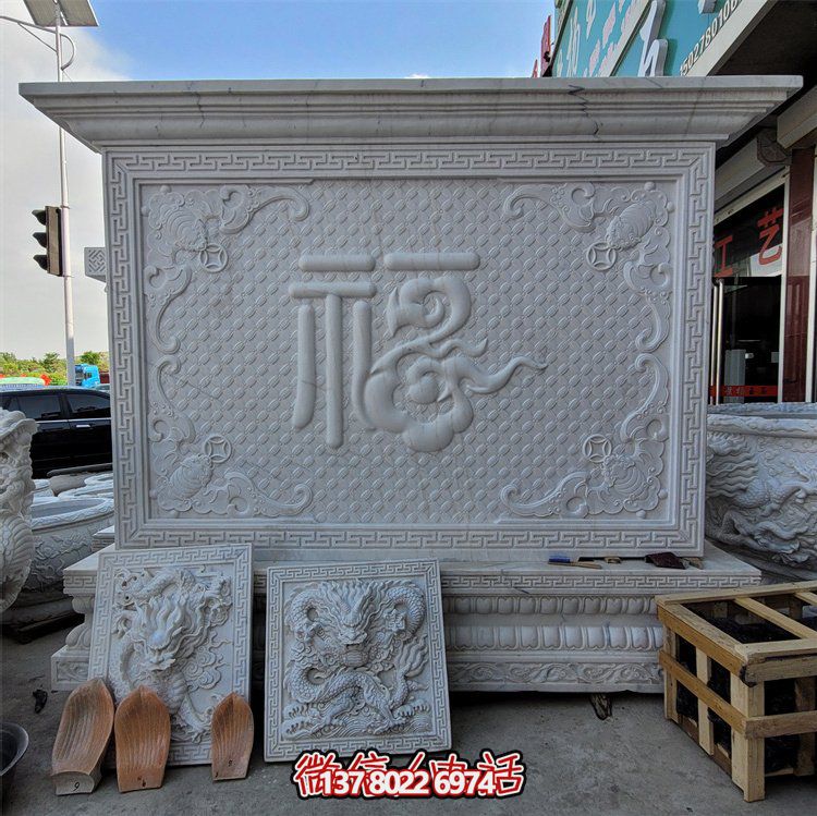 融合傳統(tǒng)文化，唯美經(jīng)典雕塑—中式影壁