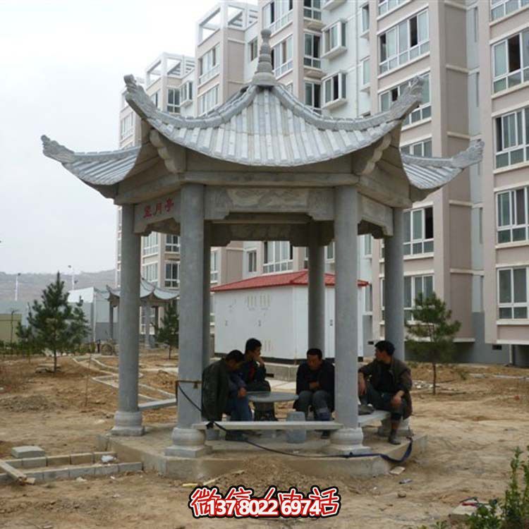 古典風(fēng)情涼亭，點(diǎn)綴小區(qū)廣場，讓您休閑身心