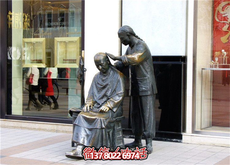 鑄銅雕塑園林景觀，讓你步行街上賞心悅目