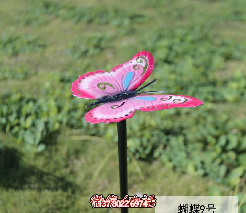 不銹鋼蝴蝶雕塑，創(chuàng)意裝點(diǎn)公園環(huán)境
