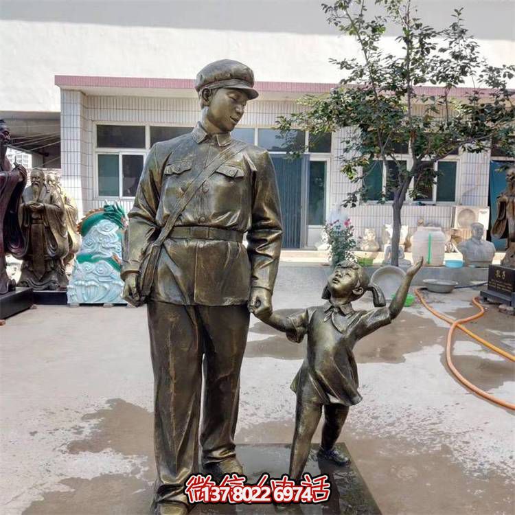 玻璃鋼雕塑，傳承名人精神，校園記憶經典