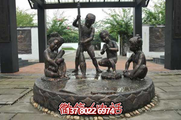 不銹鋼銅雕毛筆，為兒童締造景區(qū)樂趣