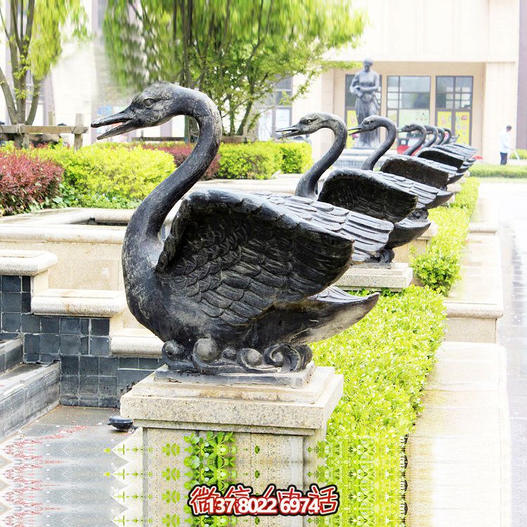 區(qū)街邊景觀不銹鋼創(chuàng)意天鵝噴漆雕塑 區(qū)街邊景觀不銹鋼創(chuàng)意天鵝噴漆雕塑