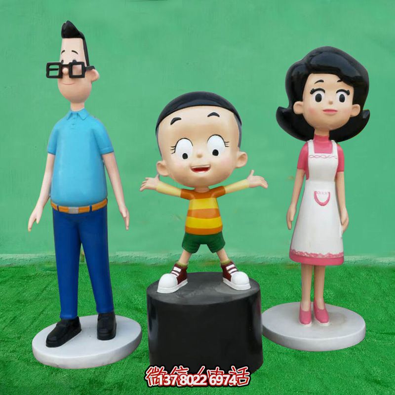 玻璃鋼卡通人物雕塑，為游樂園增添彩繪驚喜