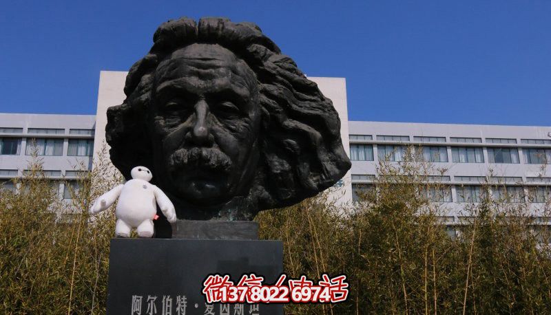 傳承名人風(fēng)采，愛因斯坦頭像銅雕