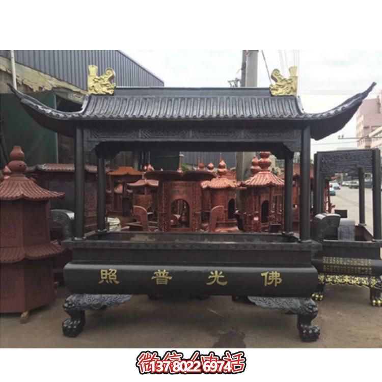 精美銅雕香爐，裝點您的景區(qū)、寺廟、戶外