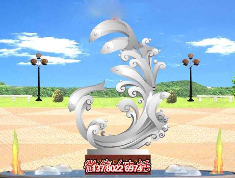 玻璃鋼雕塑魚躍龍門傳承古老傳統(tǒng)，展示創(chuàng)意美感