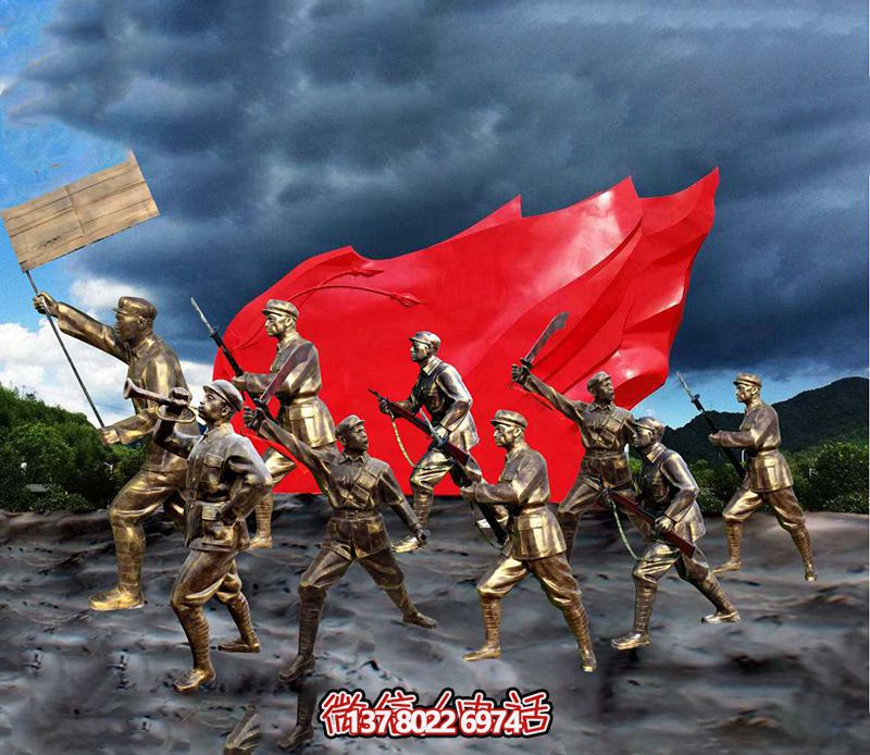 景區(qū)抗日革命烈士紅軍雕塑 景區(qū)抗日革命烈士紅軍雕塑
