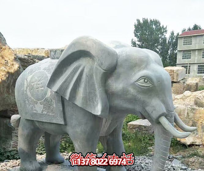 戶外園林創(chuàng)意大理石石雕大象雕塑 戶外園林創(chuàng)意大理石石雕大象雕塑