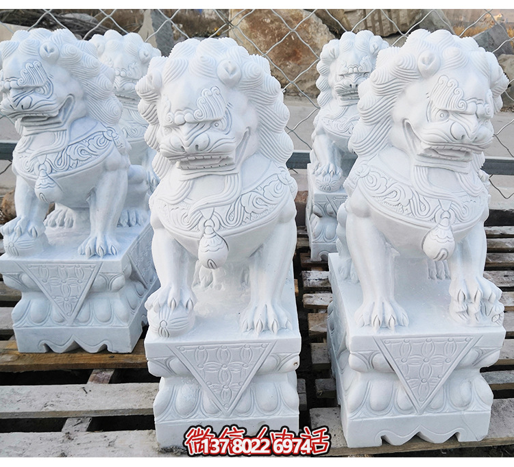 天安門獅子，漢白玉中式傳統(tǒng)北方石獅子