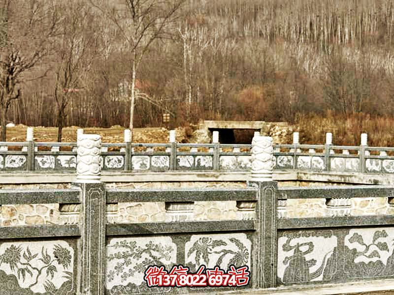 山區(qū)河道芝麻灰防護(hù)欄桿 山區(qū)河道芝麻灰防護(hù)欄桿