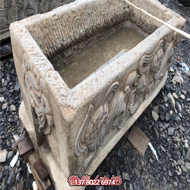 老石槽，漢白玉仿古石槽
